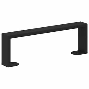 vidaXL N&oacute;żki meblowe 12 szt. Czarny 311 x 40,5 x 100 mm Żelazo