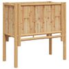 vidaXL Podniesiony grządka brązowy 70 x 35 x 70 cm Bambus