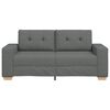 vidaXL Sofa dwuosobowa, ciemnoszara, 180x77x82 cm, tkanina