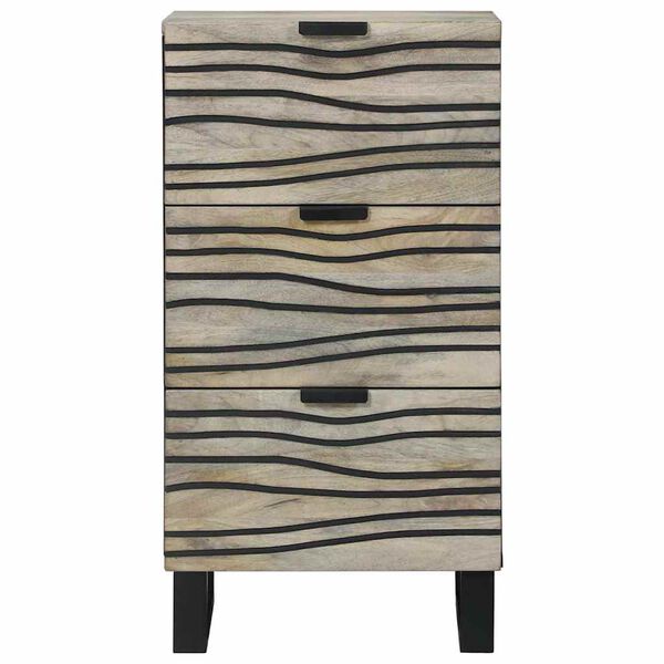 vidaXL Szafki i regały na media Biały i czarny 40 x 33 x 75 cm