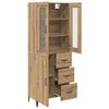 vidaXL Highboard z szufladą Dąb rzemieślniczy 69,5 x 34 x 180 cm