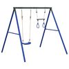vidaXL Ogrodowy plac zabaw z huśtawką i trapezem
