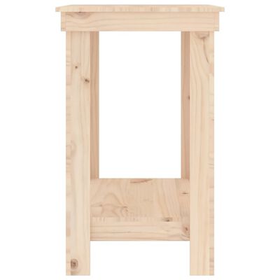 vidaXL Stół roboczy, 80x50x80 cm, lite drewno sosnowe