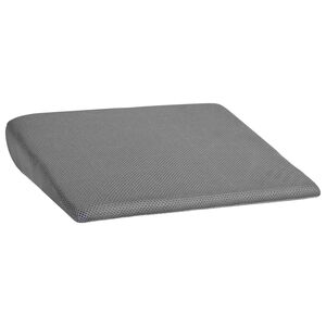 vidaXL Poduszka na siedzisko Szary 39 x 38 x 8,5 cm Pianka PU
