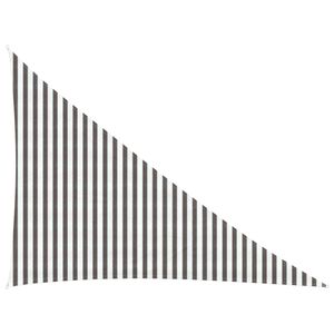 vidaXL Żagiel przeciwsłoneczny Jasnoszary i biały. 3 x 4 x 5 m HDPE