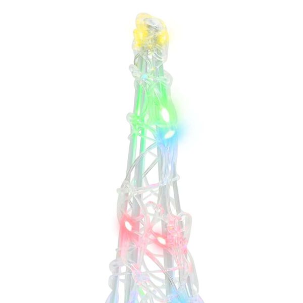 vidaXL Choinka 3 pcs Wielokolorowe 20 x 20 x 80 cm Akryl