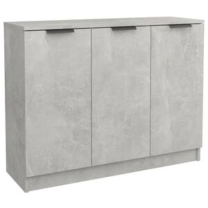 vidaXL Szafka, szarość betonu, 90,5x30x70 cm, materiał drewnopochodny