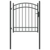 vidaXL Brama ogrodzeniowa EMMEN 125 x 100 cm Stal Malowana Proszkowo