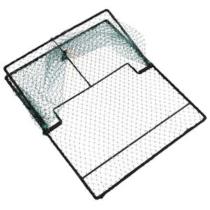 vidaXL Pułapka na ptaki Zielony 50 x 60 x 1,9 cm Polietylen