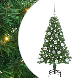 vidaXL Sztuczna choinka z podstawą Zielony 120 cm PVC i Stal i Plastik