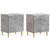 vidaXL Stolik nocny 2 szt. Betonowy szary 43 x 34,5 x 50 cm