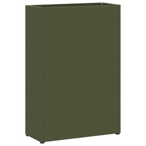 vidaXL Stojak na parasol oliwkowy 28 x 12 x 41 cm Stal