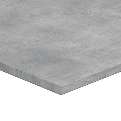 vidaXL Półki na książki, 4 szt., szarość betonu, 100x40x1,5 cm, płyta