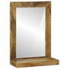 vidaXL Lustro łazienkowe Brązowy 50 x 22 x 70 cm Drewno z mango