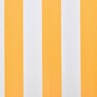 vidaXL Zadaszenie, żółty słonecznikowy i biały, 3x2,5 m (bez ramy)