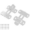 vidaXL Zamek drzwiowy 2 pcs Srebrny 70 x 8 mm Stal