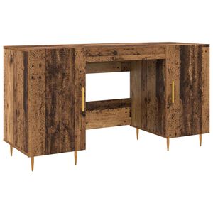 vidaXL Biurko Stare drewno Drewno inżynieryjne 140 x 50 x 75 cm