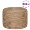 vidaXL Sznur jutowy, 100 m długości, 4 mm grubości