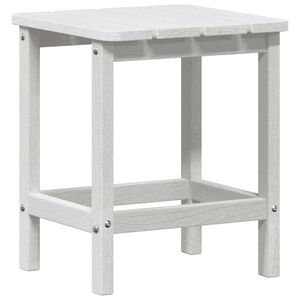 vidaXL Stolik boczny Biały 38 x 38 x 46 cm Polietylen