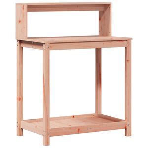 vidaXL Stolik ogrodniczy z p&oacute;łkami 82,5x50x109,5 cm, drewno daglezjowe