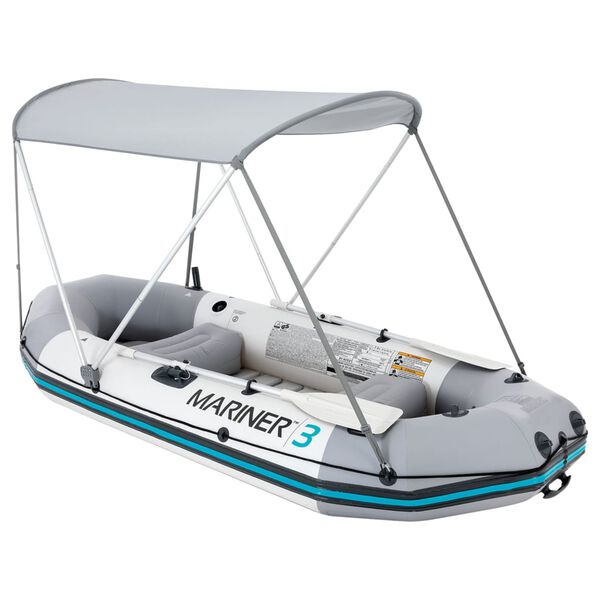 Intex Daszek do łodzi, szary, 160x142 cm, tkanina Oxford