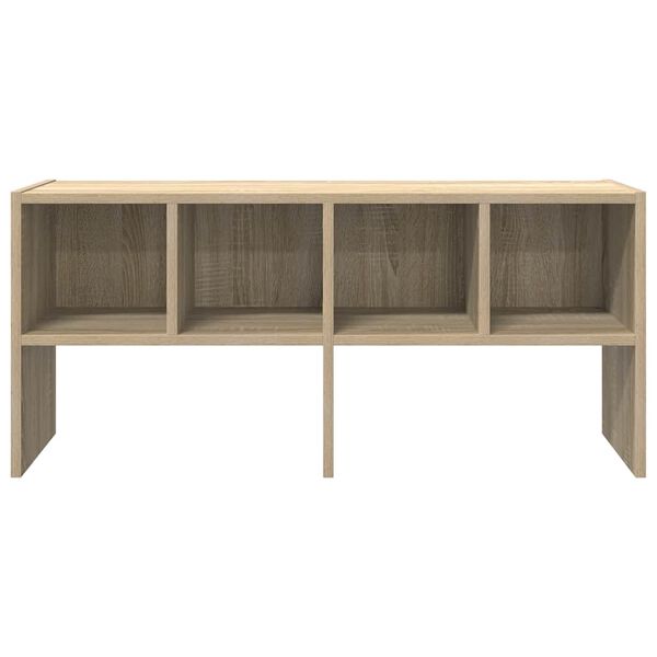 vidaXL Stojak na buty, sztaplowany, dąb sonoma, 89,5x30x40 cm