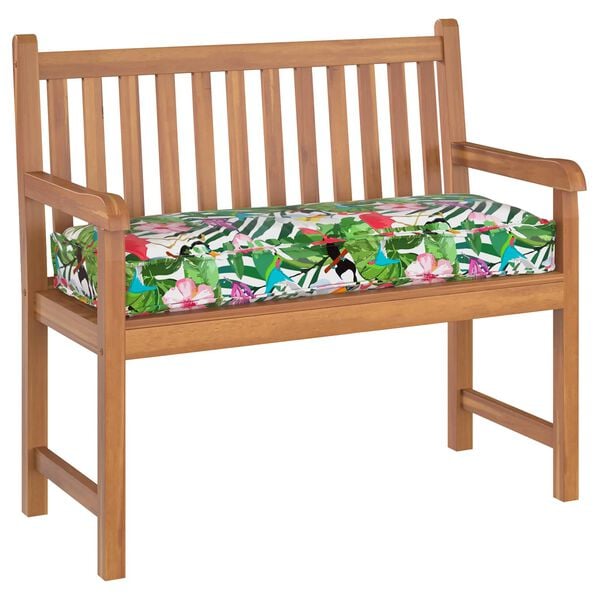 vidaXL Poduszka Kwiatowy Wielokolorowe 110 x 40 x 8 cm Materiał Oxford