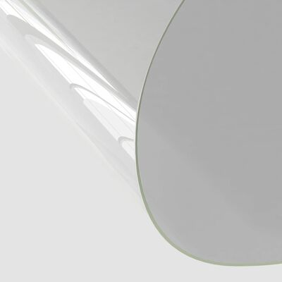 vidaXL Mata ochronna na stół, przezroczysta, Ø 80 cm, 2 mm, PVC