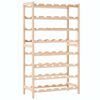 vidaXL Stojak na wino z drewna cedrowego, 57,5 x 28 x 102 cm