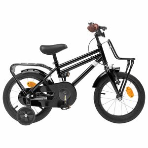 vidaXL Rower Dziecięcy 12 Cali dla dzieci w wieku 2-4 lata Czarny