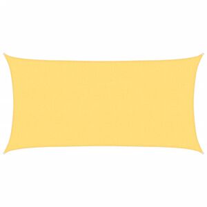 vidaXL Żagiel przeciwsłoneczny, 160 g/m&sup2;, beżowy, 2x3,5 m, HDPE