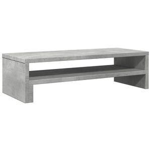 vidaXL Podstawka pod monitor, szarość betonu, 54x22x15 cm