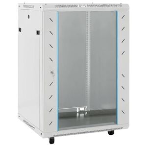 vidaXL Szafka serwerowa, 15U, 19", IP20, szara, 60x45x86 cm