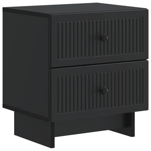 vidaXL Szafka Nocna Czarny 43 x 34,5 x 47,5 cm Drewno inżynieryjne