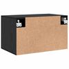 vidaXL Szafka ścienna Czarny Dąb 60 x 36,5 x 35 cm