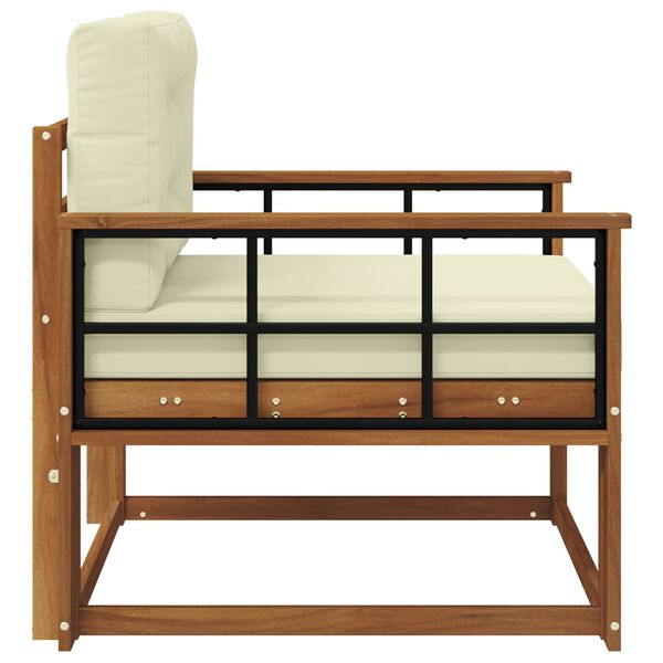 vidaXL Środkowa sofa ogrodowa Lite Drewno Akacji Naturalny