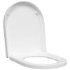 vidaXL Deska toaletowa Biały 48 x 36,5 x 4,5 cm polipropylen