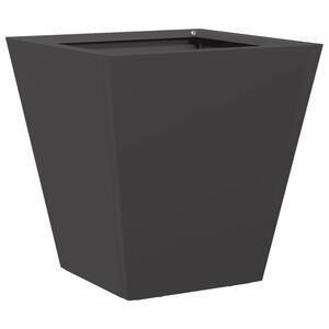 vidaXL Donica ogrodowa, czarna, 30x30x30 cm, stalowa