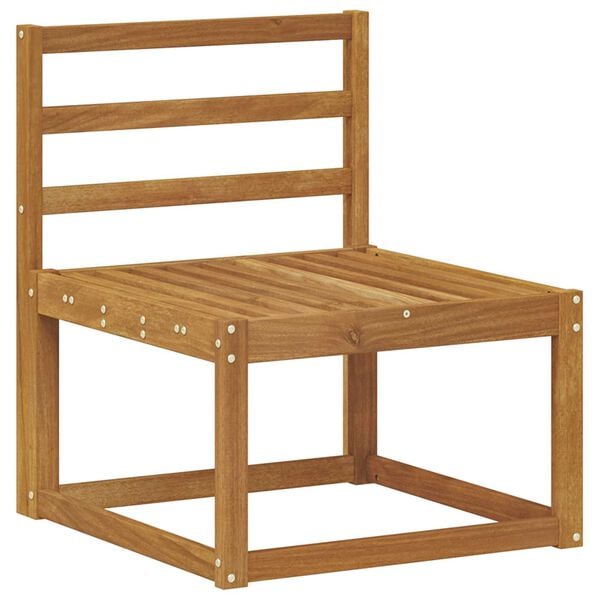 vidaXL Środkowa sofa ogrodowa Lite Drewno Akacji Naturalny