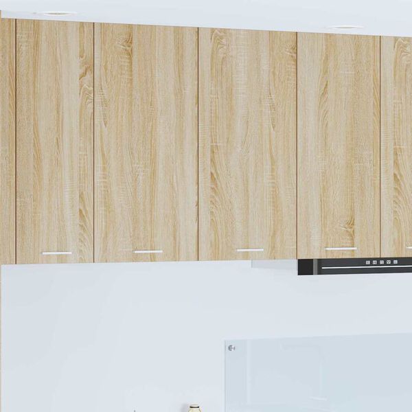 vidaXL Szafka wisząca z przechowywaniem Dąb Sonoma 80 x 31 x 80 cm