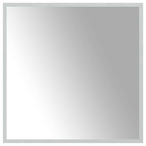 vidaXL Lustro łazienkowe LED przezroczysty 60 x 60 cm szkło hartowane