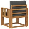 vidaXL Sofa na zewnątrz Lite drewno akacjowe i poliester Naturalny