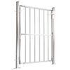 vidaXL Brama ogrodowa 100x120 cm Stal nierdzewna