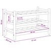 vidaXL Regał na wino Naturalny 57 x 29,5 x 36 cm Bambus