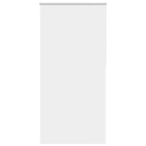 vidaXL Roleta zaciemniająca biała 115x210 cm Szerokość tkaniny 110,7cm