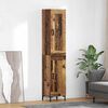 vidaXL Highboard Stare drewno 34,5 x 34 x 180 cm