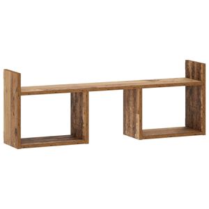 vidaXL P&oacute;łka ścienna Stare drewno 90 x 17 x 32 cm Drewno inżynieryjne