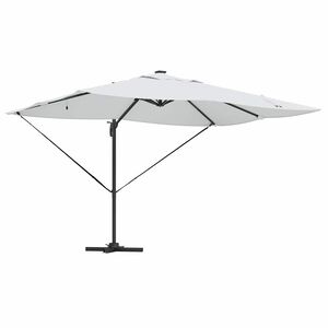 vidaXL Parasol plażowy 352 x 251 x 265 cm Poliester i aluminium