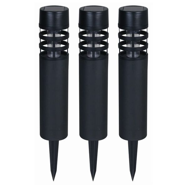 Luxform Ogrodowe lampki solarne Montelimar LED, 3 szt., czarne