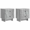 vidaXL Szafka Nocna z szufladą 2 pcs Szary Sonoma 43 x 34,5 x 47,5 cm